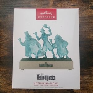 Hallmark Keepsake Hitchhiking Ghosts Ornament - Blue and Gray